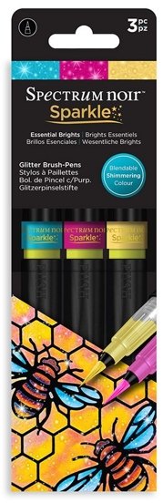 Spectrum Noir Sparkle Pens 3pc Set - Essential Brights