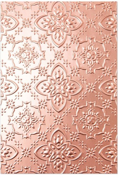 Multicolor Sizzix Carpeta en Relieve 3D Textured Impressions Lacey by Kath Breen One Size 665324 