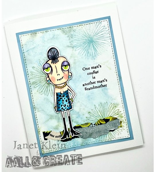 Aall & Create - A7 Stamp #703 - Cougar Dee - Aall & Create - HixxySoft