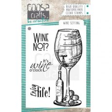 COOSA Crafts Clearstamps A7 - Wine Setting