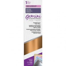 Gemini - Papercraft Foil - Rose Gold - 4 for £14