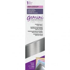 Gemini - Papercraft Foil - Silver Shimmer - 4 for £14