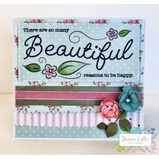 Sharon Callis Craft - Clear Stamps - From The Heart - Beautiful