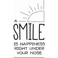 Sharon Callis Craft - Clear Stamps - Simple Hellos - Smile
