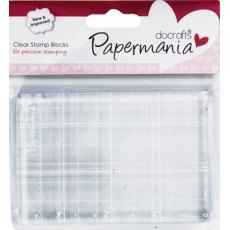 DoCrafts Papermania 2.75x4 Clear Acrylic Stamp Block