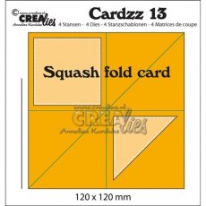 Crealies Cardzz Stansen/Dies No. 13, Squash Fold Card CLCZ13