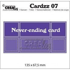 Crealies Cardzz Stansen/Dies No. 7, Never-ending card CLCZ07