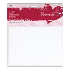 DoCrafts Papermania 6x6 Inch Blank Cards and Envelopes 10 Pack