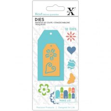 Xcut - Small Dies (11pcs) Floral Gift Tags