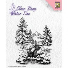 Nellie Snellen Clear Stamps - Winter waterfall WT004