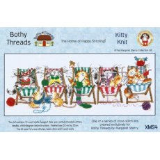 Bothy Threads Kitty Knit Counted Cross Stitch Kit