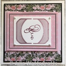Spellbinders Place Card/Mini Topper Glorious Glimmer Hot Foil Classic Plates by Becca Feeken