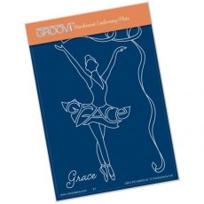 Clarity Stamp Ltd Grace Ballerina/Dancer A6 Groovi Plate
