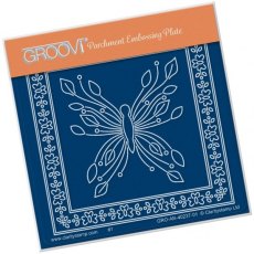Clarity Stamp Ltd Butterfly Mariposa A6 Square Groovi Baby Plate