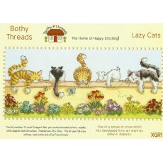Bothy Threads Lazy Cats Counted Cross Stitch Kit