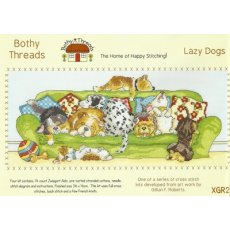 Bothy Threads Lazy Dogs Counted Cross Stitch Kit