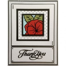 Sue Wilson Frames and Tags Collection Pansy Flower Square Die - CLEARANCE
