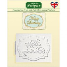 Katy Sue Designs Ltd - Happy Birthday Mini Plaque Silicone Mould