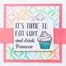 Crafters Companion Acrylic Stamps - Drink Prosecco â€“ 4 for £8.99