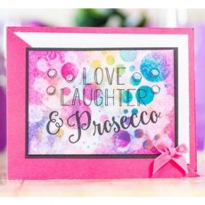 Crafters Companion Acrylic Stamps - Laughter & Prosecco â€“ 4 for £8.99