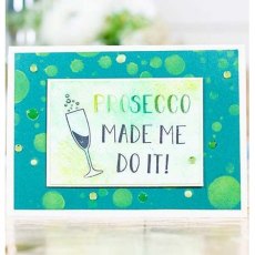Crafters Companion Acrylic Stamps - Prosecco Made Me â€“ 4 for £8.99