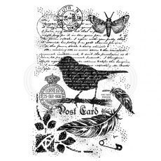 Woodware Clear Singles Stamp - Bird on a Branch