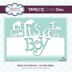 Creative Expressions Paper Cuts Collection - It's a Boy Edger Die
