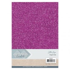 Card Deco Essentials Glitter Paper Bright Pink Buy 3 Get 1 FREE