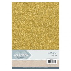 Card Deco Essentials Glitter Paper Dark Gold Buy 3 Get 1 FREE