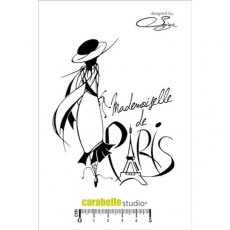 Carabelle Studio Cling Stamp A6 : Mademoiselle de Paris by Soizic