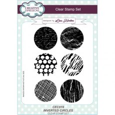 Lisa Horton Inverted Circle A5 Clear Stamp Set