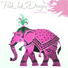 Pink Ink Layered Stencils - Elephantastic