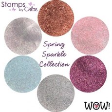 Stamps by Chloe Set of 6 WOW Embossing Glitters - Spring Sparkle Collection
