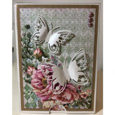 Sara Davies Peony Collection - Metal Die - Butterfly Dreams