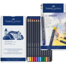 Faber Castell Goldfaber Colour Pencils Tin of 12