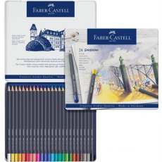 Faber Castell Goldfaber Colour Pencils Tin Of 24