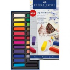 Faber Castell Box of 24 Creative Studio Half-Stick Soft Pastels