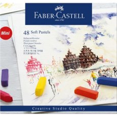 Faber Castell Box of 48 Creative Studio Half-Stick Soft Pastels