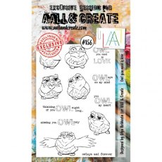 Aall & Create A6 Clear Stamps #156 Owl You Need is Love by Olga Heldwein