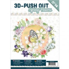 3D Push Out Book - 14 Spring Flowers