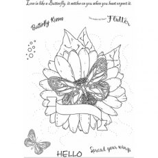 Sharon Callis Craft - Clear Stamps - Butterfly Kisses