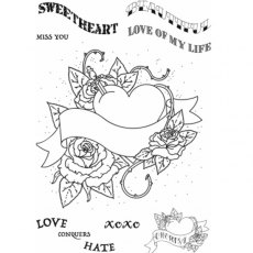 Sharon Callis Craft - Clear Stamps - Thorny Heart