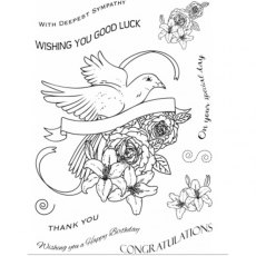 Sharon Callis Craft - Clear Stamps - Thoughtful Wishes