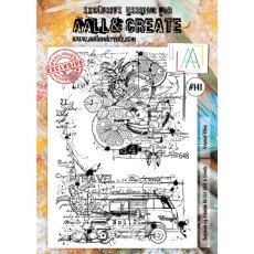 Aall & Create A4 Stamp #141 - Tropical Vibes