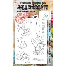 Aall & Create A6 Clear Stamps #172 - Nutty Squirrels - CLEARANCE