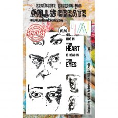 Aall & Create A6 Clear Stamps #174 Eyes - CLEARANCE