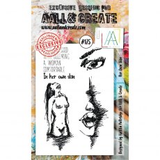 Aall & Create A6 Clear Stamps #175 Her Own Skin - CLEARANCE
