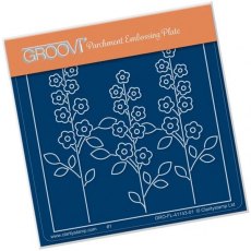 Clarity Stamp Ltd Meadow Flowers A6 Square Groovi Baby Plate