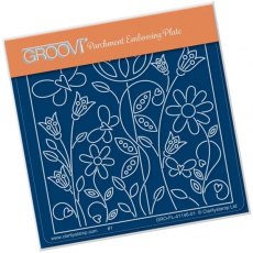 Clarity Stamp Ltd Garden Symphony A6 Square Groovi Baby Plate