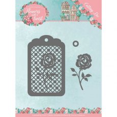 Yvonne Creations - Flowers with a Twist- Rose Label Die